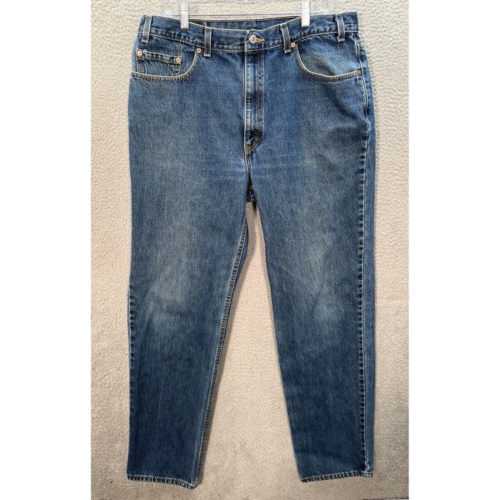 Vintage Levis 550 Jeans Mens 40x34 Blue Denim Relaxed Workwear Grunge Skater Y2K